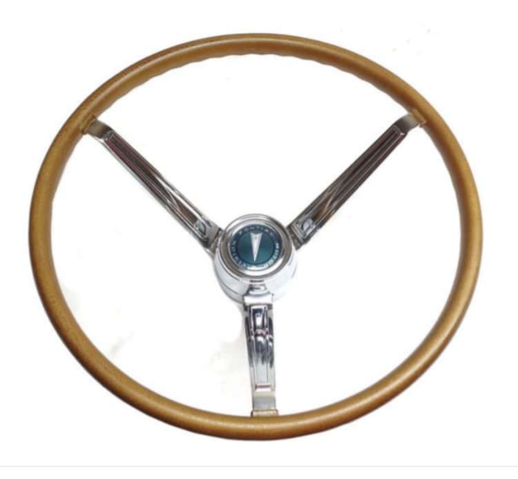 Steering Wheel Kit: 65-66 GTO Woodgrain origi